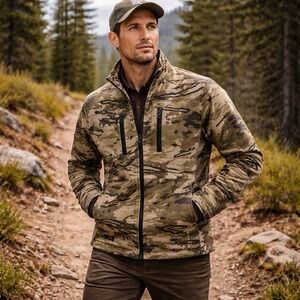 Under Armour Ridge Reaper Raider Jacket Camo Hunting Softshell Zip Mens S $180